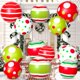 thumbnail image 2 of Bola inflable navideña Jetec Giant PVC 24 cm, 16 cm (12 unidades), 2 of 6
