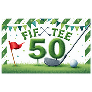 Yatrandify Grass Design Milestone Banner Golf Theme Turf Texture Golf Club Celebration For Outdoor Party Golf Enthusiasts Milestone Celebration