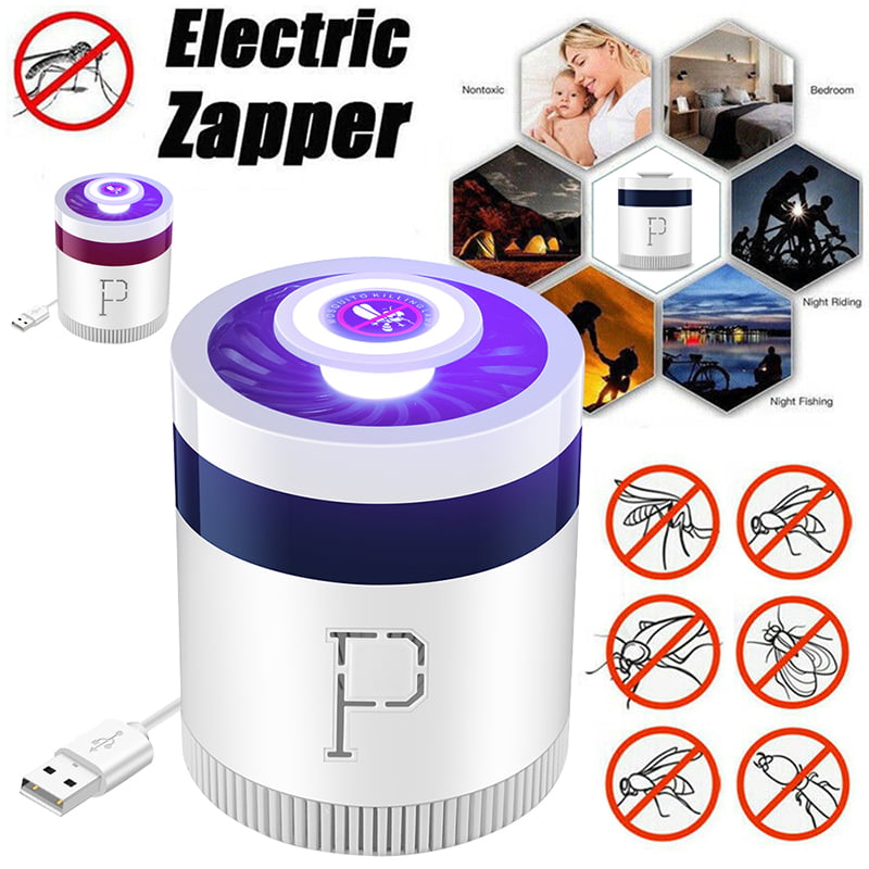 Electric Zapper Mosquito Killer Lamp 5V USB Fly Bug Pest Trap Killer LED Lamp 