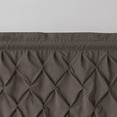 thumbnail image 3 of VCNY Home Carmen Chocolate Solid Color Rod Pocket Light-Filtering Curtain Valance, 60" x 20", 3 of 5
