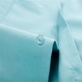 thumbnail image 3 of Men Summer Tops Men's Guayabera Long Sleeve Button Up Cuban Beach Casual Embroidered Dress Shirt Mens T Shirts Long Sleeve Men S Undershirt T Shirt Tops Shirts for Leggings for Dry Set Green L, 3 of 7