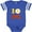 Football Blue and White, variant on Inktastic I Love Bacon And Eggs Boys or Girls Baby Bodysuit