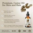 thumbnail image 2 of Organic Cold-Pressed Castor Oil 100% Pure Hair Growth Skin Nails Lashes, 2 of 8