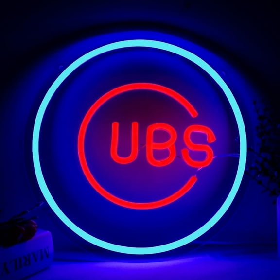 JFLLamp 12.2 x 12.2 Chicago Sports Team Neon Signs