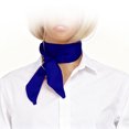 thumbnail image 3 of Unique Bargains 1 Pc Scarf Headband Solid Color Neck Scarf for Women Navy Blue, 3 of 5