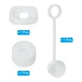 thumbnail image 3 of Uxcell Silicone Spill Stopper Accessories for Straw Cup 1.0 40oz/ 30oz, White Set of 3, 3 of 6