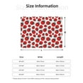 thumbnail image 5 of Yiaed Cartoon Ladybug Print Blanket Throw Blanket Soft Cozy Flannel Blanket for Home Bed Sofa Couch Chair-80"x60", 5 of 6
