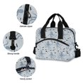 thumbnail image 3 of FORMRS Reusable Lunch Bag for Work School Leakproof Insulated Cooler with Adjustable Shoulder Strap, Blue Octopus Pattern, 3 of 6