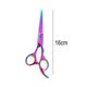 thumbnail image 2 of Tijeras profesionales para cortar el cabello de peluquero - Tijeras de salón de acero inoxidable - Longitud total de 5,5", 2 of 5