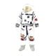 thumbnail image 1 of Figuras de astronauta a escala 1/64 Figura de acción de astronauta en miniatura Resina Spaceman Ola, 1 of 9