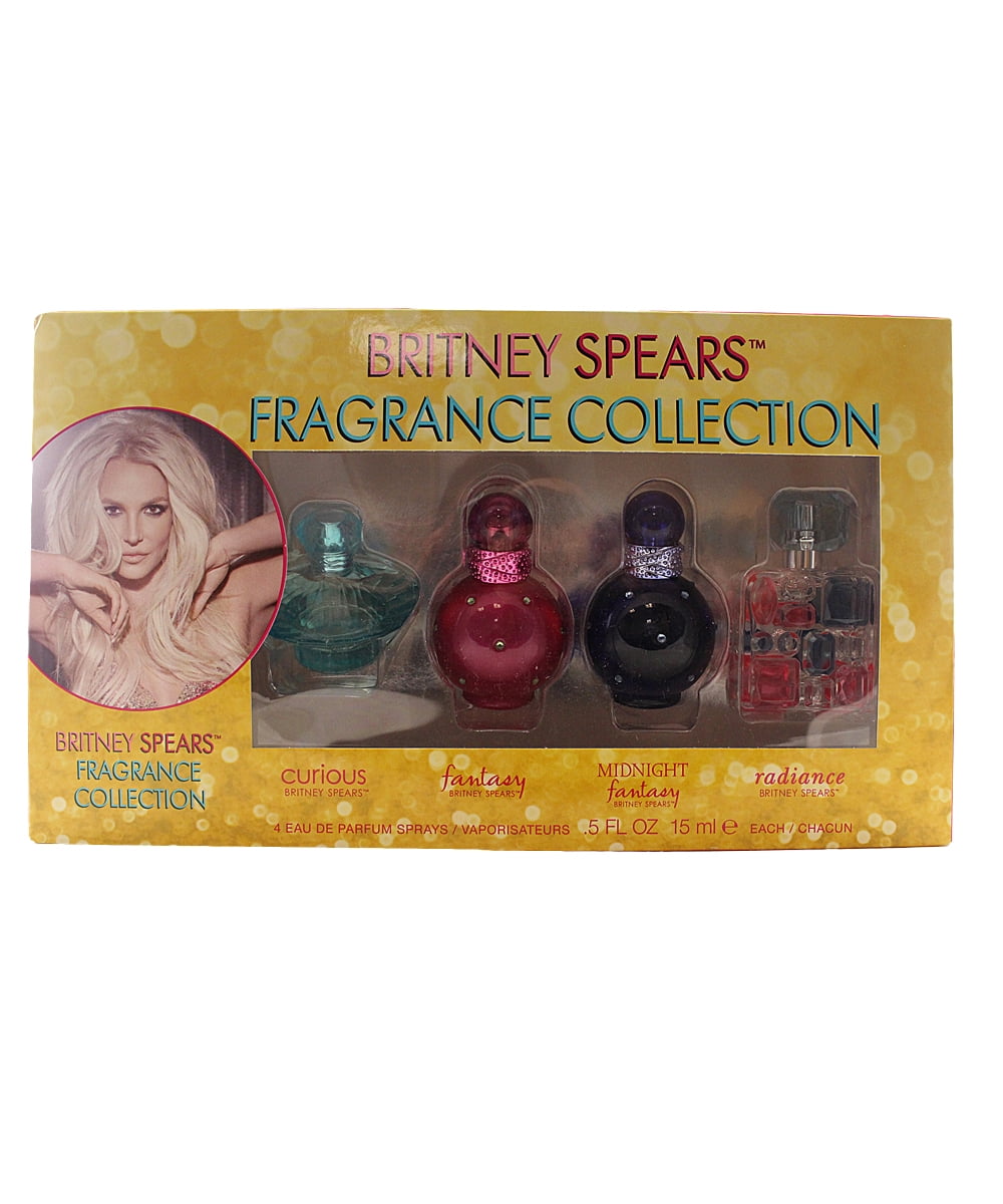 Britney Spears Fragrance Collection 4 Pc Gift Set (curious ...