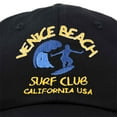 thumbnail image 2 of DALIX Surf Venice Beach Ball Cap Embroidered Hat in Black, 2 of 7