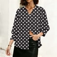 thumbnail image 2 of TaTaai Women's Fashion Spring And Summer Button Up Cardigan 3/4 Quarter Sleeve Jacket V-neck Top/shirt Gift, 2 of 6