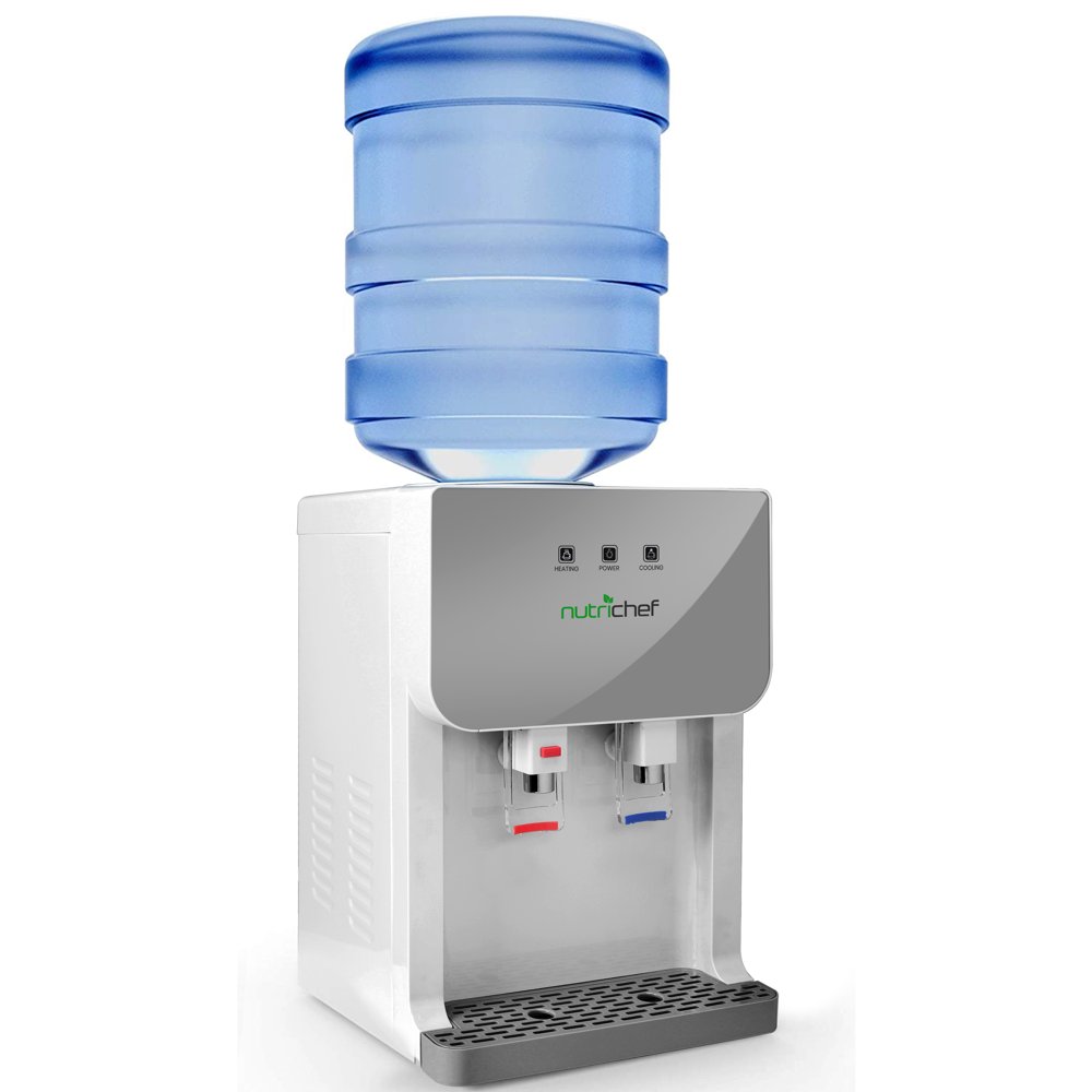 NutriChef Top Loading Water Cooler Dispenser Hot & Cold Water Cooler