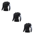 thumbnail image 4 of Guardurnaity Ropa interior térmica para hombre, medias elásticas, capas base para correr, Tops, ropa de compresión, ropa deportiva para Type1 NO1, 4 of 6