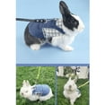 thumbnail image 5 of Rabbit Harness and Leash Set for Guinea Pig Clothes,Soft Bunny Ferret Clothes for Kitten Small Animal Collars Medium, 5 of 6