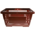 thumbnail image 1 of WASHWEPE Carry Basket With Handles Storage Container Plastic Coffee 1Pack For General Users, 1 of 8