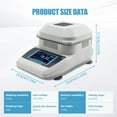 ZHON Lab Halogen Moisture Analyzer Halogen Heating Lab Moisture