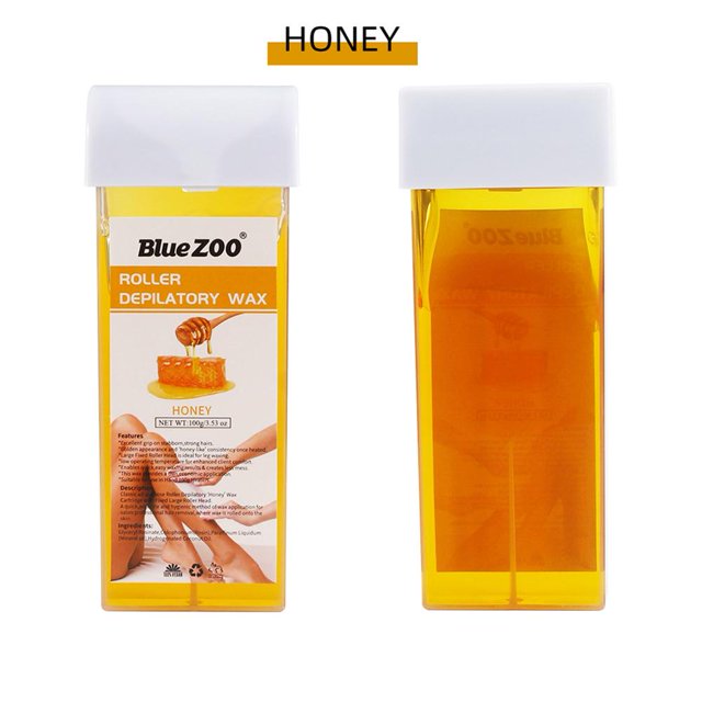 100g Roll-On Depiladora Cartucho de cera Depilación Calentador Crema depilatoria JShteea Cuidado Belleza