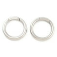 thumbnail image 2 of 10 pc Non-Tarnish 316 Stainless Steel Spring Gate Rings Rings Stainless Steel color 28x3.8mm, 2 of 3