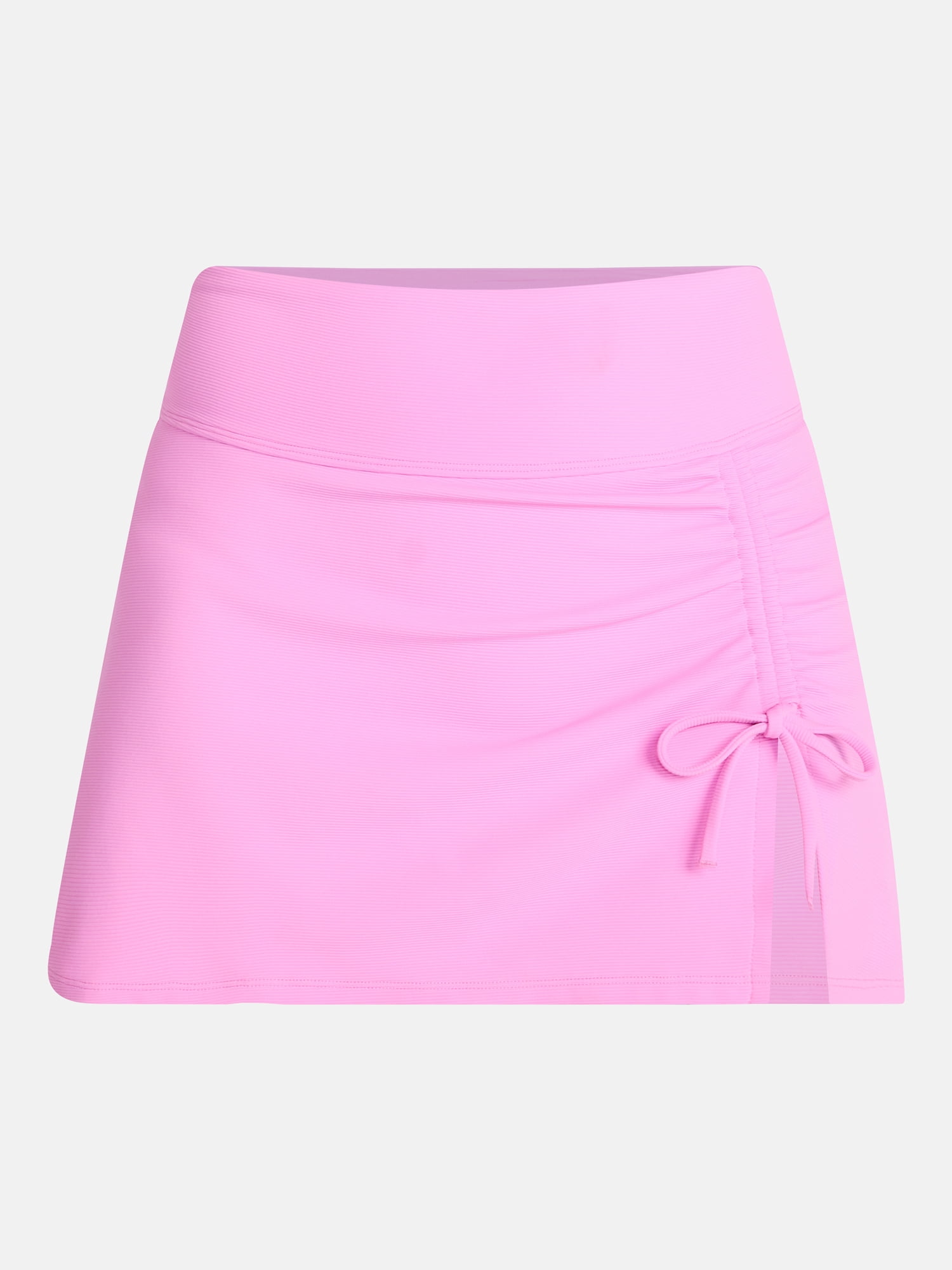 Time and Tru Women's and Women's Plus Ribbed Swim Skirt, Sizes XS-3X