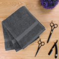 thumbnail image 3 of LMHF - Salon Towel, Pack of 24 (Not Bleach Proof, 16 x 27 Inches) Highly Absorbent Cotton Towels for Hand, Gym, Beauty, Hair, Spa, and Home Hair Care, Grey, 3 of 5