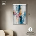 thumbnail image 5 of Petal Pink and Ocean Blue II Shadowbox Print Modern Wall Decor by Art Remedy, White Frame, 30 x 45, 5 of 7