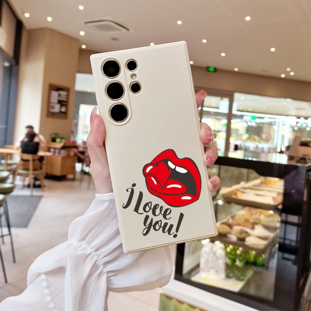 Mantenga su iPhone seguro y a la moda con esta moderna y duradera funda de goma TPU que absorbe los golpes, adornada con un lindo patrón de dibujos animados.