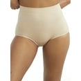 thumbnail image 2 of Vanity Fair Lingerie Women's No Pinch No Show Seamless Brief Underwear, 3-Pack, 2 of 3
