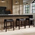 thumbnail image 3 of Banqueta de Barra New Ridge Home Goods Julian con Asiento de Montura de Madera, 3 of 6