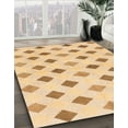 thumbnail image 2 of Ahgly Company Indoor Round Abstract Orange Solid Area Rugs, 8' Round, 2 of 6