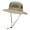 Khaki, variant on Unisex UV Protection Wide Brim Boonie Hat Lightweight Fishing Cap with Breathable Mesh Chin Strap for Hot Weather Camping and Boating Olive Green M