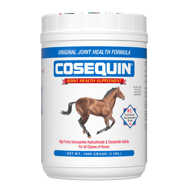 Cosequin Powder with Glucosamine & Chondroitin Original Joint Health Supplement for Horses 1400g (3 lbs)
