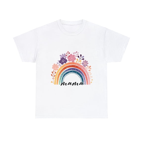 Rainbow Boho Mama Shirt, Mother's day Gift, Mom's Day Rainbow ID-0206-HLMS