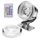 thumbnail image 5 of Luz LED subacuática RGB, impermeable, multicolor, para jardín, exterior, CA 85-265 V (plateada), 5 of 10