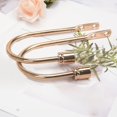 thumbnail image 2 of SDFGTstore Set of 2 Metal Curtain Holdbacks Wall Mounted Drapery Hooks Curtain Tiebacks Includes Mounting Screws for Home Decors, 2 of 19