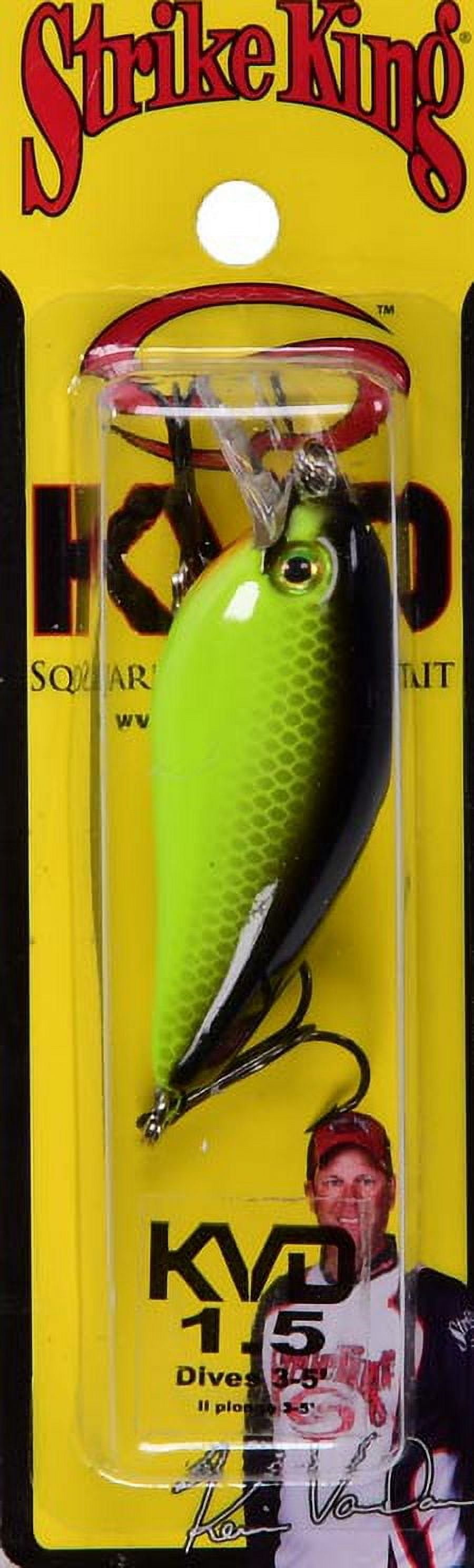 Strike King KVD Squarebill 1.5 Crankbait Cataouatche Special Hard Bait Lure