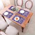 thumbnail image 6 of XMXY Woven Placemats Set of 4 PCS, Purple Fantasy Easter Table Mats Washable Heat Resistant Placemats, 6 of 6