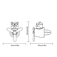 thumbnail image 2 of Car Air Freshener Cute Bear Car Diffuser with Rotating Propeller Auto Air Outlet Vent Fresheners Aromatherapy Ornament Car Accessories, 2 of 5