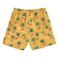 thumbnail image 2 of Pineapple Pixel Swim Trunks Quick Dry Beach Pool Board Shorts Lightweight Stylish Print Sizes 2T to XL, 2 of 8