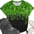 thumbnail image 4 of Ounisa St. Patrick's Day Shirts for Women Shamrock Graphic Tees St Patty's Lucky T Shirt Irish Tops, 4 of 6