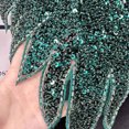 thumbnail image 4 of Beads Sequins Embroidered Lace Collar Front Panel Fashion Embellishment for Craft Collar Front Decoration, 4 of 9