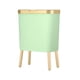 thumbnail image 1 of Cubo de basura con tapa a presión, duradero, para interiores, para baño y lavandería. Verde, 1 of 9