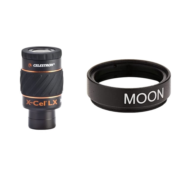 Ocular y filtro lunar Celestron X-Cel LX de 7 mm y 1,25 pulgadas