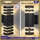 thumbnail image 2 of Apliques de pared LED impermeables Lámpara de pared de doble cabezal Bombilla reemplazable E27 para escaleras de habitación Iluminación de pared para jardín al aire libre Decoración, 2 of 5