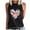 Black, variant on Plus Size Tank Tops for Women Sleeveless Round Neck Love Printed Regular Tank Black 2XL