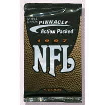 NFL 1997 Pinnacle Action Packed Football Hobby Pack (4 Cards Per Pack)