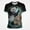 CQ-AI240412, variant on Men Funny Animals Pattern T-Shirt Streetwear 3D Digital Print Tee Loose Hip Hop Short Sleeve Unisex Tops
