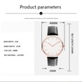 thumbnail image 4 of Mode Simple Ultra-Mince Watch Minimaliste Décontracté Bracelet en Cuir Watch, 4 of 8