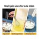 thumbnail image 4 of Cordless Electric Whisk Hand Mixer Portable Handheld Electric Mixer with 3-speed Self-Control for Whipping Mixing Pudding, 4 of 5